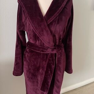 UGG Plush Burgundy Robe